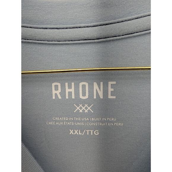 NWT Rhone Origin Tee - Classic Fit in Artic Blue size XXL - Picture 5 of 6